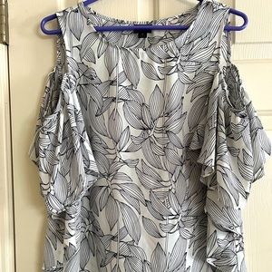 Worthington Open Shoulder Blouse